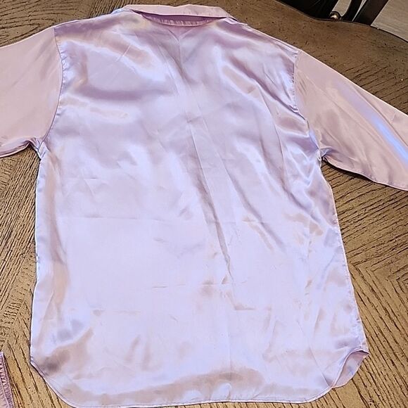 Lilac satin pj set size M/L - Picture 9 of 14